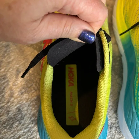 Hoka One One ProFly+ Vibrant Yellow Running Shoes Size 8 - Picture 5 of 11